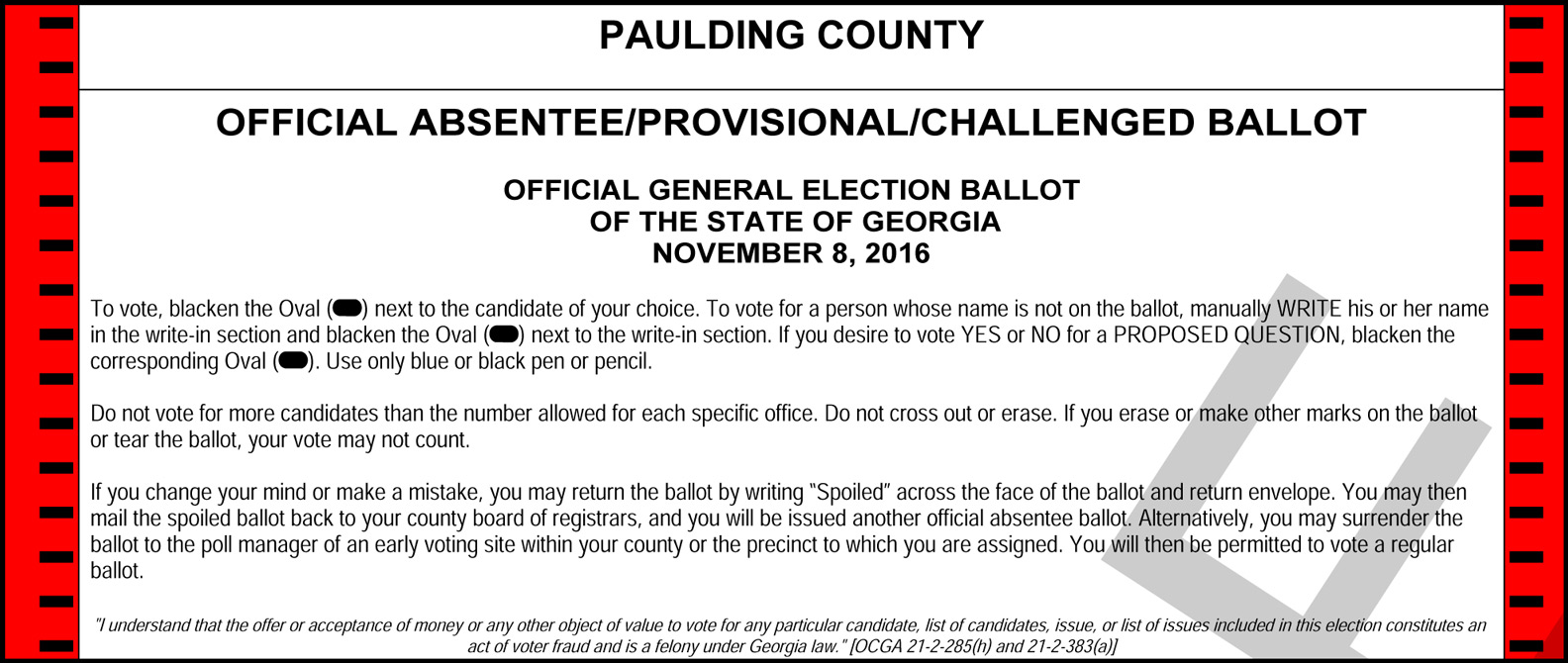 PC November 2016 Sample Ballot 1