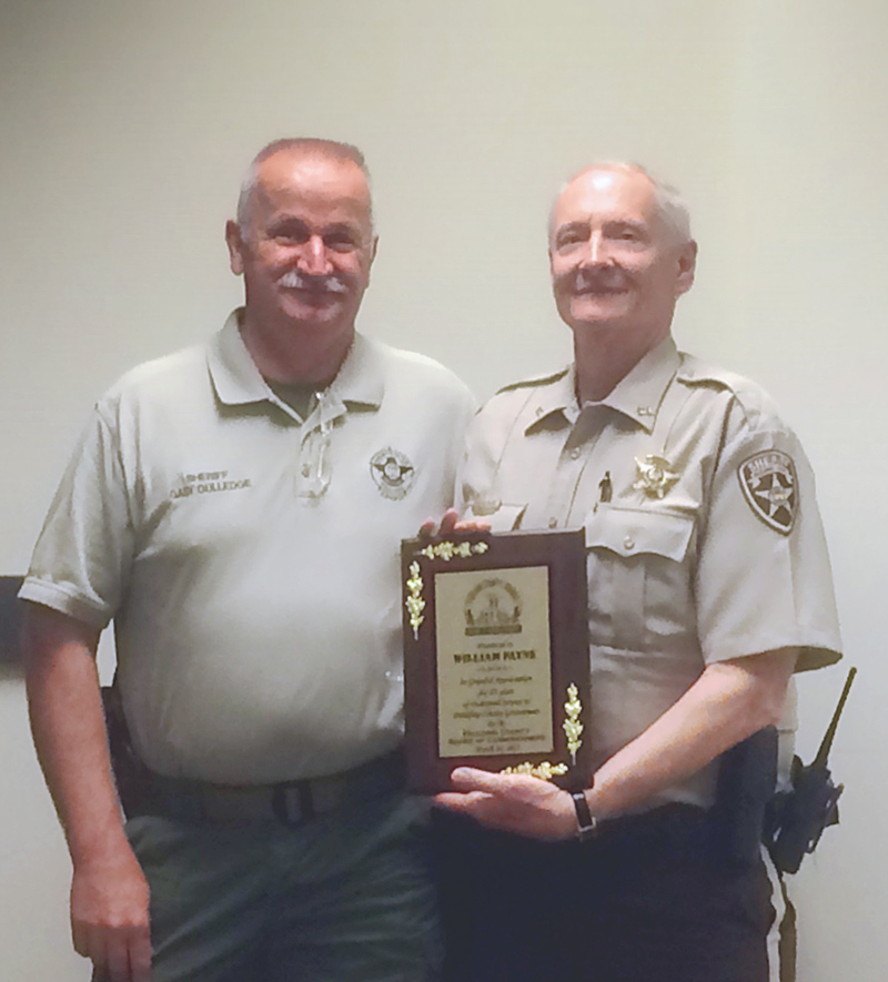 Deputy Bill Payne Retires From the Sheriff’s Office