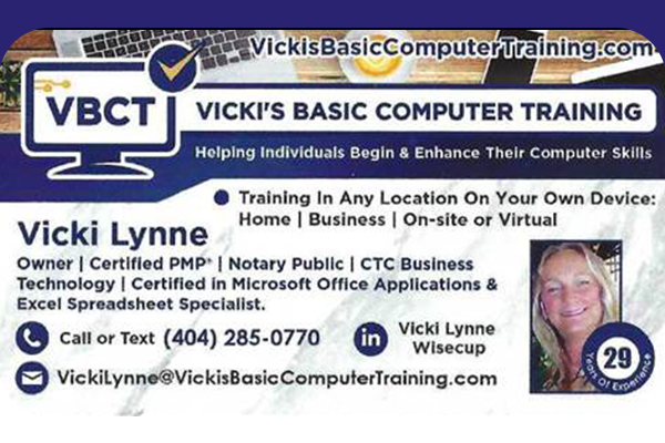 Vicki's Basic Computer Training